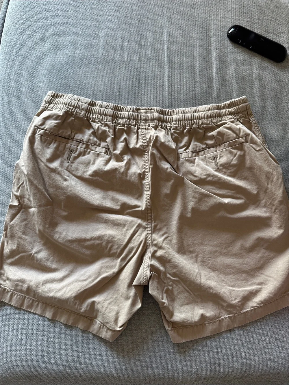 J. Crew Men's Beige Drawstring Cotton Athletic Shorts